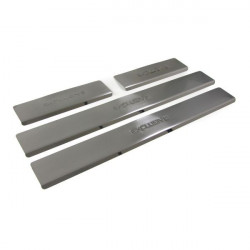 Stainless steel door sill protectors Exclusive for Hyundai i10 08-13