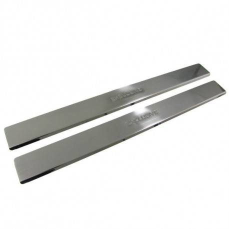 Body kit and visual accessories Stainless steel door sill protection Exclusive for Renault Megane 2 Coupe 04-10 | races-shop.com