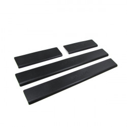 Stainless steel sill protection Exclusive black for Ford C-Max from 07