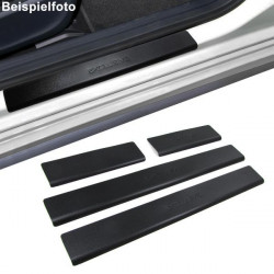 Stainless steel door sill protectors Exclusive black for Hyundai i20 12-14