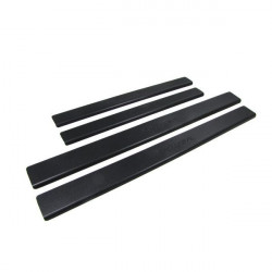 Stainless steel sill protection Exclusive black for VW Caddy 2K from 10