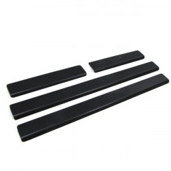 Stainless steel sill protection Exclusive black for VW Jetta 05-10