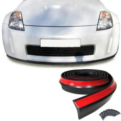 RACES universal front splitter 2,5mx4,5cm, black