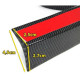 Body kit and visual accessories Front spoiler universal flexible 2,5mx4,5cm carbon look | races-shop.com