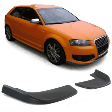 Body kit and visual accessories Front Spoiler Flaps Cup Wings flat universal Black Performance 2 | races-shop.com