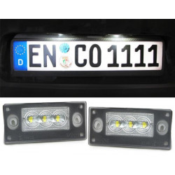 LED license plate light white 6000K for Audi A4 S4 Avant B5 99-01 A3 8L 00-03