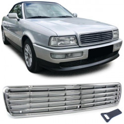 Sport grille without emblem chrome for Audi 80 B4 Sedan Avant 91-96
