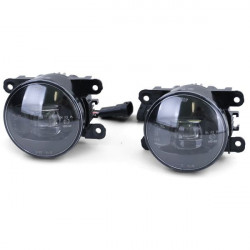 RACES LED fog lights for Citroen C1 C4 C5 C6 Xsara Dacia Duster Logan, black