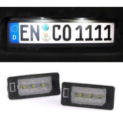 RACES LED license plate lights for BMW 5 series E39 96-03, white