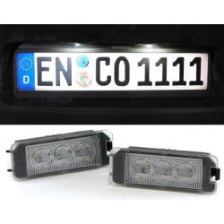 LED license plate light high power white 6000K for VW Golf 5 V