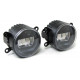 Lighting Clear glass LED fog lights with daytime running lights for Ford C Max Fiesta IV Fusion | races-shop.com