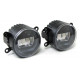Lighting Clear glass LED fog lights with daytime running lights for Ford Focus III Turneo | races-shop.com