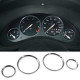 Body kit and visual accessories Speedometer rings 4 pieces chrome for Opel Corsa B Tigra A | races-shop.com
