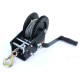 Ratchet Tie-Downs Professional winch hand winch black with wire rope 1500kg 10 meters | races-shop.com