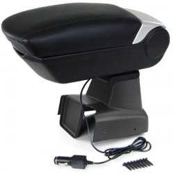 Exclusive center armrest armrest with storage compartment + 2 USB for Kia Rio 3 UB from 11