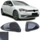 Mirrors and mirror covers Carbon mirror caps for replacement suitable for VW Golf 7 VII Sedan from 12 | races-shop.com