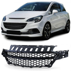 Sport grille radiator grille without emblem black for Opel Corsa E from 14