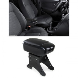 Center console armrest Exclusive with storage compartment foldable Black universal