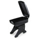 Dashboards and Armrests Center console armrest Exclusive with storage compartment foldable Black universal | races-shop.com
