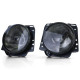 Lighting Headlights H4 Black Smoke fluted for VW Golf 2 83-91 | races-shop.com