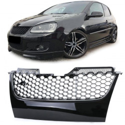 Sport honeycomb grille without emblem with chrome strip for VW Golf 5 GTI 03-09