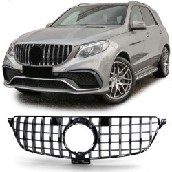 RACES grille (Sport) for Mercedes M Class GLE W166 15-19, black chrome