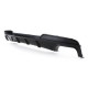 Body kit and visual accessories RACES rear diffuser (Performance) for BMW F10 F11 (exhaust 2+2), black | races-shop.com