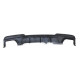 Body kit and visual accessories RACES rear diffuser (Performance) for BMW F10 F11 (exhaust 2+2), black | races-shop.com