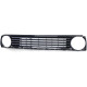 Body kit and visual accessories Radiator grille without emblem black chrome with grill spoiler for VW Golf 2 83-91 | races-shop.com