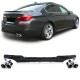 Body kit and visual accessories RACES rear diffuser (Performance) for BMW F10 F11 (exhaust 2+2), chrome | races-shop.com