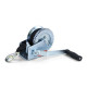 Ratchet Tie-Downs Professional winch hand winch silver with webbing 600kg 8 meters | races-shop.com
