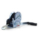 Ratchet Tie-Downs Professional winch hand winch silver with webbing 600kg 8 meters | races-shop.com