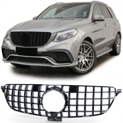 RACES grille (Sport) for Mercedes M Class GLE W166 15-19, black