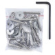 Pedals and accessories Alu pedals set for shift car suitable for BMW 3ER E30 E36 E46 E90 E91 E92 E93 | races-shop.com