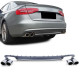 Body kit and visual accessories Sport rear diffuser insert with tailpipes set for Audi A4 B8 Sedan Avant 07-11 | races-shop.com