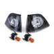 Lighting Clear glass turn signal black fits BMW 3 Series E36 Coupe Convertible 90-99 | races-shop.com