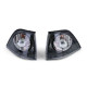 Lighting Clear glass turn signal black fits BMW 3 Series E36 Coupe Convertible 90-99 | races-shop.com