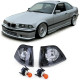 Lighting Clear glass turn signal black fits BMW 3 Series E36 Coupe Convertible 90-99 | races-shop.com