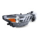 Lighting Bi Xenon Headlights Black Chrome Pair for Ford Mustang 6 Coupe Convertible 14-17 | races-shop.com