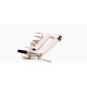 UNIVERSAL TIP 2 pipe duplex stainless steel sport tailpipe conversion with bracket fits BMW F30 F31 | races-shop.com