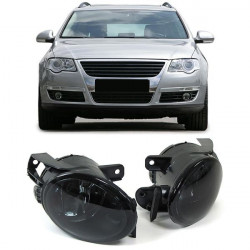Fog lights HB4 black pair for VW Passat sedan Variant B6 3C 05-10
