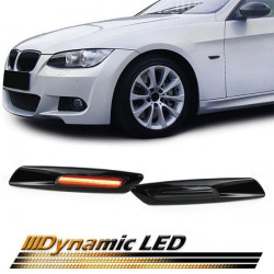 Dynamic LED side indicators black suitable for BMW E82 E88 E90 E91 E92 5 Series E60