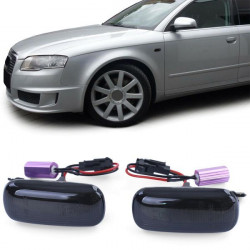 Dynamic LED side indicators black for Audi A4 B6 B7 TT 8J A3 8P A6 C5 A8 D3