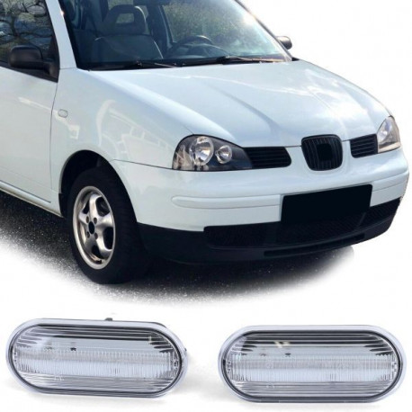 Lighting Dynamic LED Side Indicators Clear for Seat Alhambra Arosa Altea Cordoba Vario | races-shop.com
