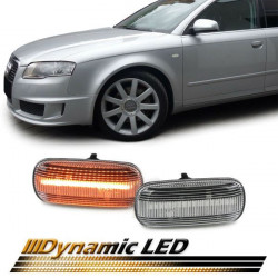 Dynamic LED side indicators clear for Audi A4 B6 B7 TT 8J A3 8P A6 C5 A8 D3