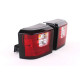 Lighting LED Lightbar Taillights Red Clear Pair for VW T4 Bus Transporter 90-03 | races-shop.com