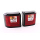 Lighting LED Lightbar Taillights Red Clear Pair for VW T4 Bus Transporter 90-03 | races-shop.com