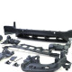 Body kit and visual accessories RACES rear diffuser (Sport) for Mercedes GLC X253, black | races-shop.com