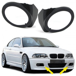 Fog light covers pair suitable for BMW 3ER E46 98-07