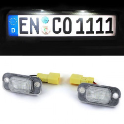 RACES LED license plate lights for VW Golf 2 83-92 Jetta 2 84-92, white